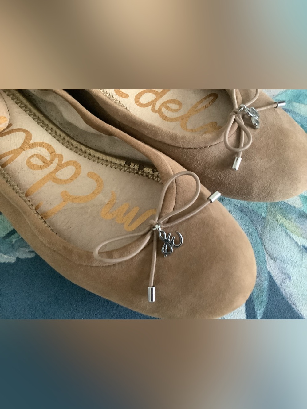 ‼️FINAL PRICE‼️ EUC- Sam Edelman Suede Felicia Flats- WORN ONCE